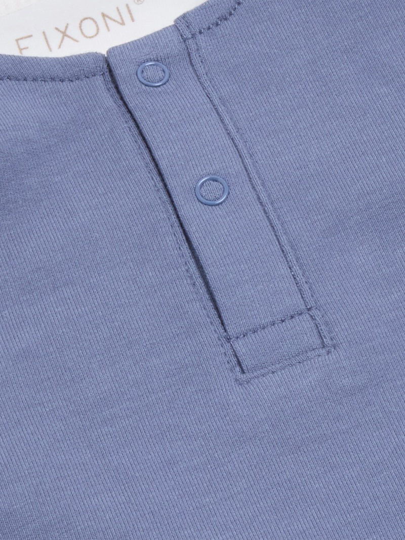 FIXONI Overall Set aus Sweat in Blau & Body in mit Waschbären FIXONI Overall Set aus Sweat in Blau & Body in mit Waschbären