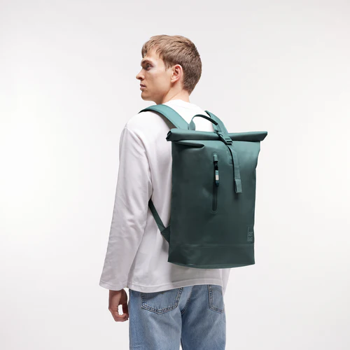 GOT BAG ROLLTOP LITE 2.0 SEA TEAL - Nachhaltiger Rucksack in Meeres Petrol GOT BAG ROLLTOP LITE 2.0 SEA TEAL - Nachhaltiger Rucksack in Meeres Petrol