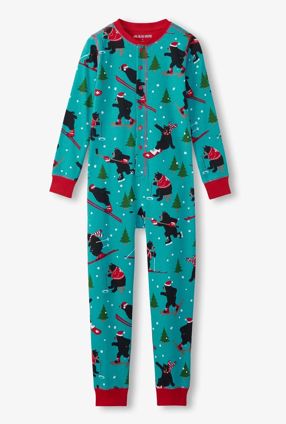 Little Blue House Union Suit - Kinder Einteiler - Wild Winter Onesie - Skifahren & EIshockey Little Blue House Union Suit - Kinder Einteiler - Wild Winter Onesie - Skifahren & EIshockey