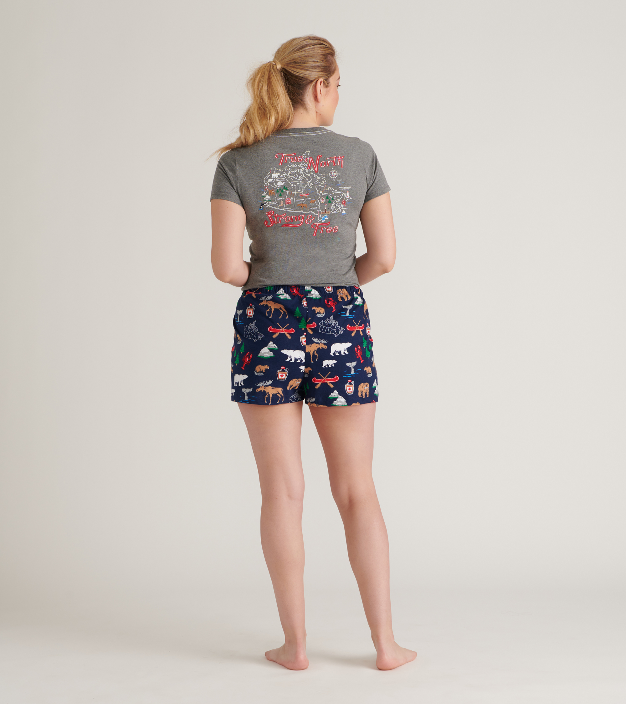 Little Blue House Kurze Pyjama Hose- True North
