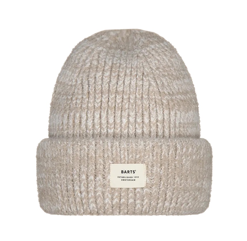 Barts Owlet Beanie Mütze Beige Gesprenkelt