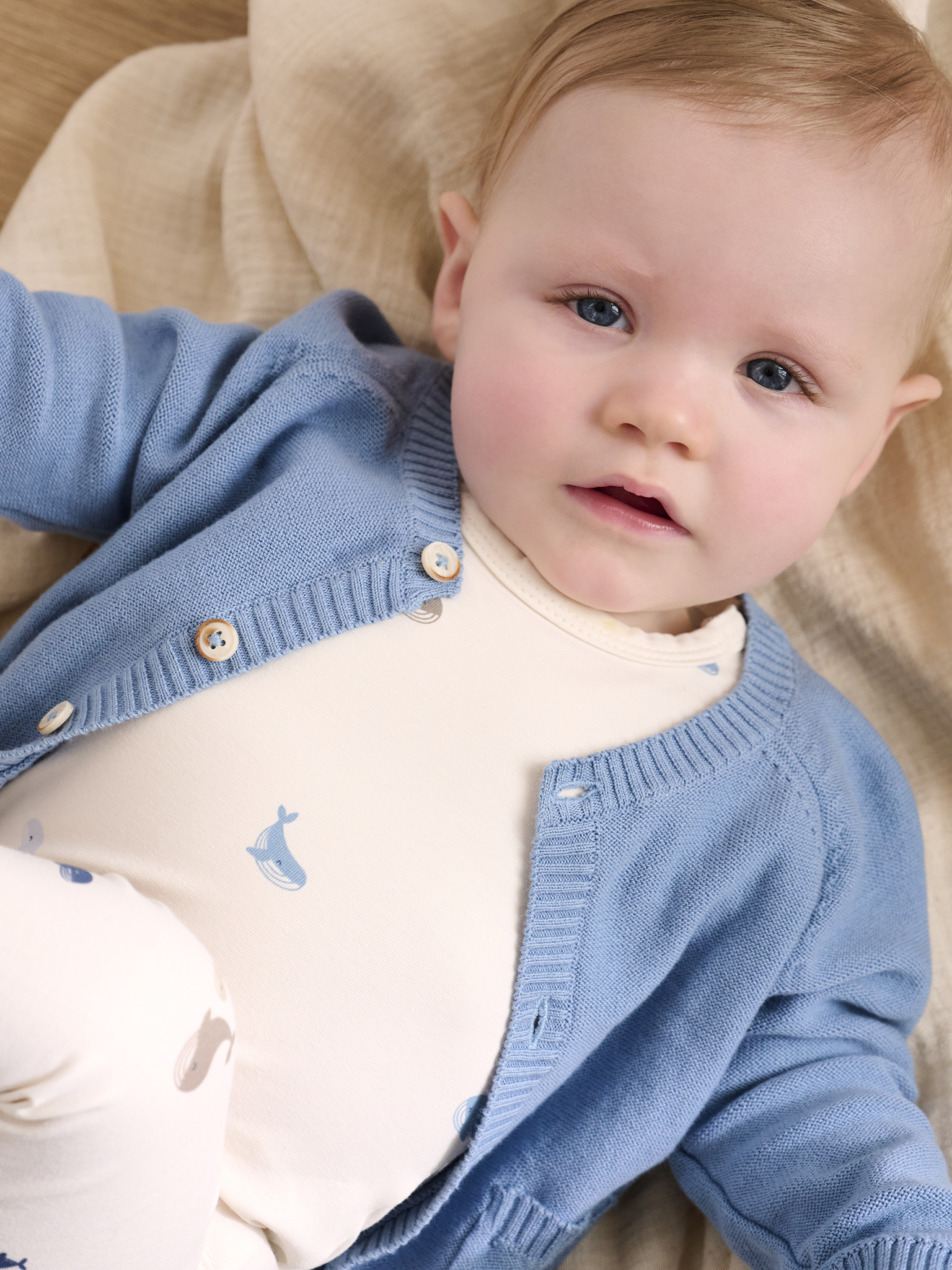 FIXONI Baby Strickjacke - Mountain Spring