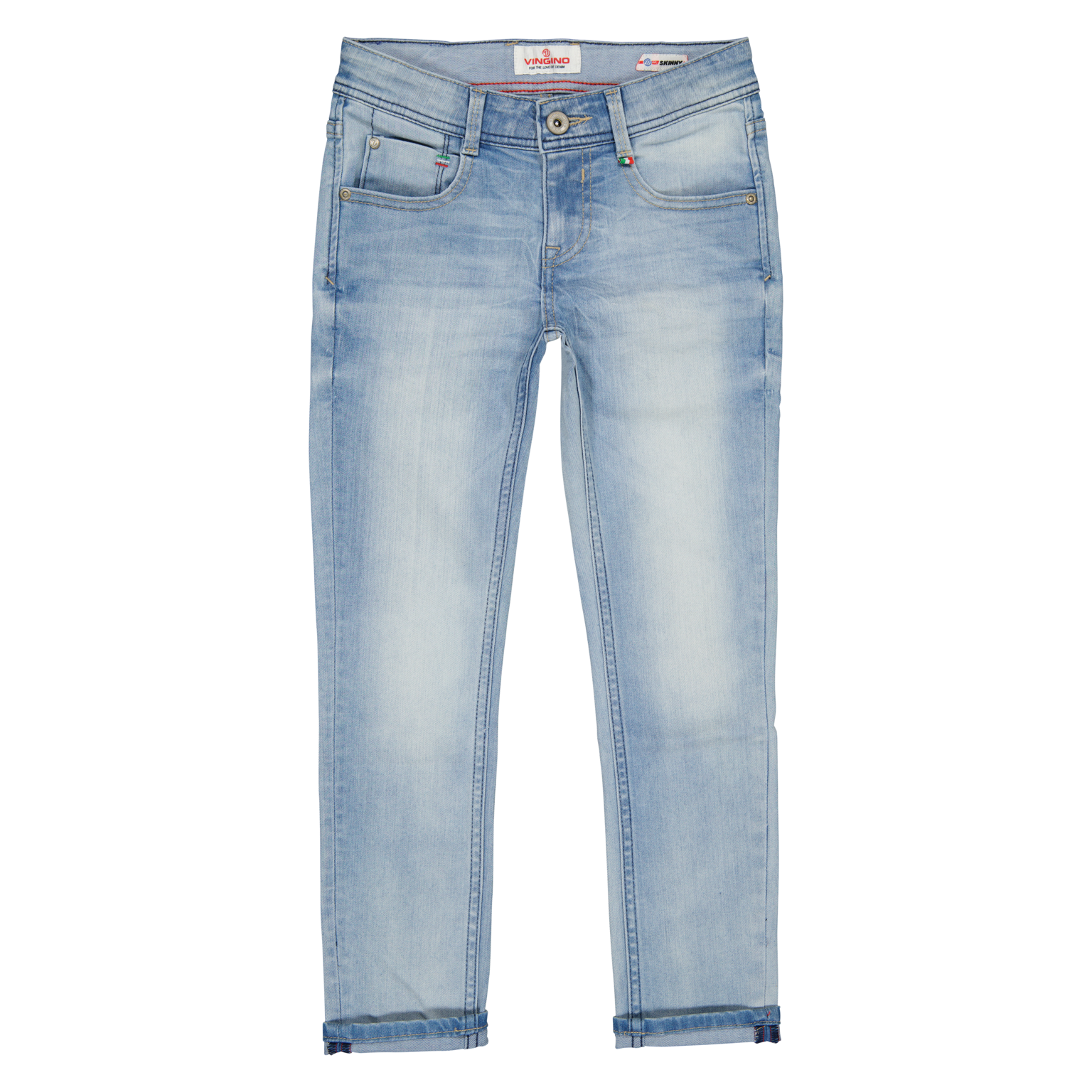 HS22KBD42101_ANZIO_Light-Vintage_FRONT Vingino Jeans ANZIO - Skinny Fit Jog Jeans in Light Vintage