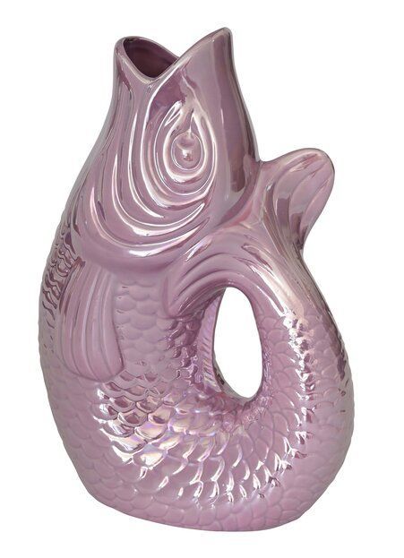 1087405091_1920x1920 The Gift Company Carafon Monsieur - Fisch Vase Large - Rainbow Violett