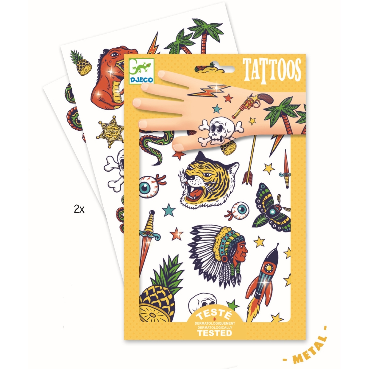 Djeco Tattoos Bang Bang - Piraten
