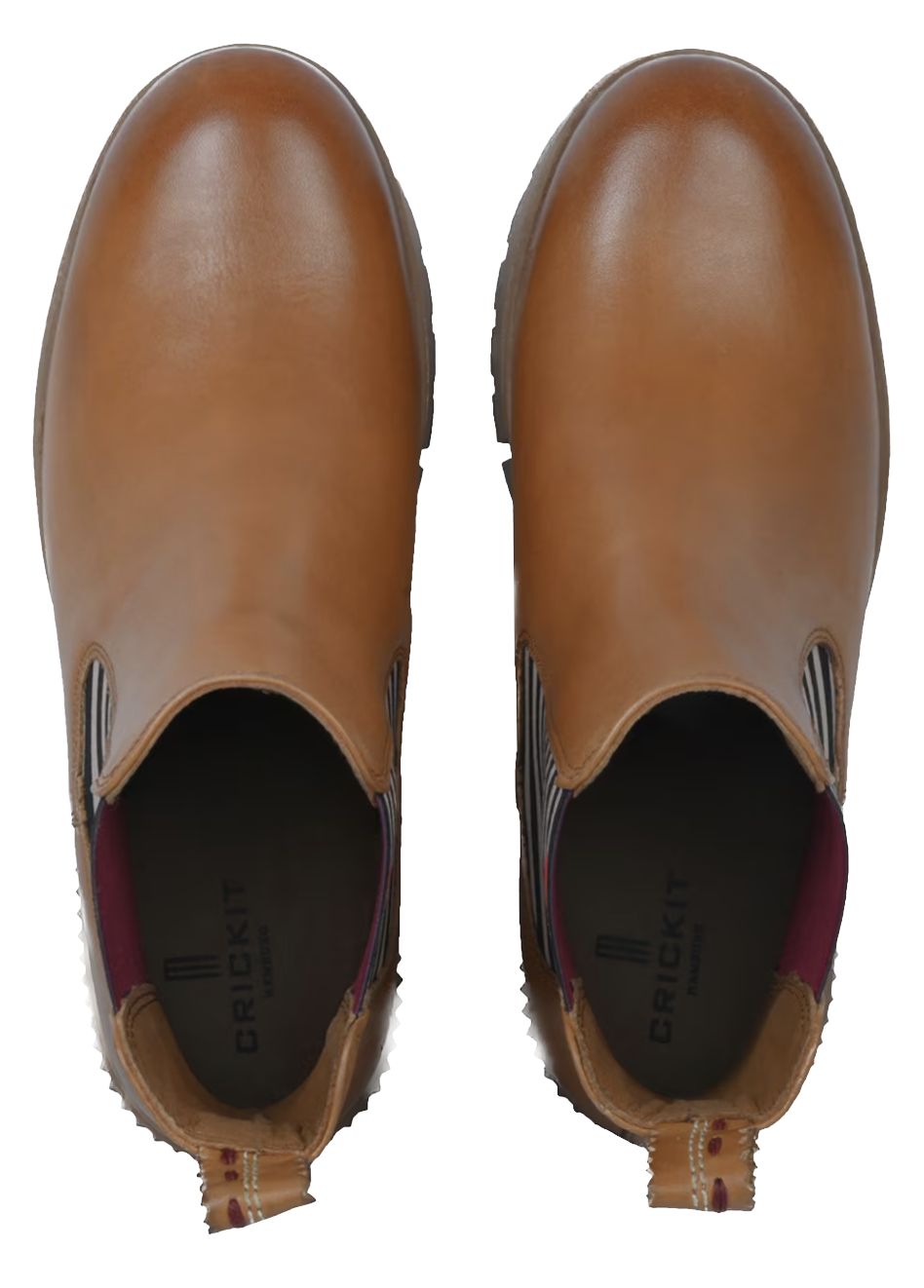 Crickit Stiefel NAELLE in Cognac mit Streifen und kleinem Herzchen - SALE Crickit Stiefel NAELLE in Cognac mit Streifen und kleinem Herzchen - SALE