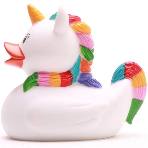 Lanco Duck - Quietscheente - weiss - Einhorn Lanco Duck - Quietscheente - weiss - Einhorn