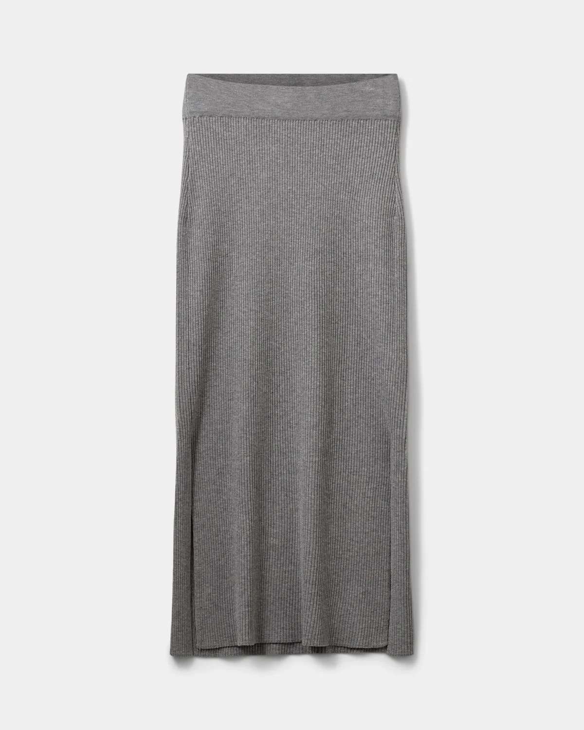 Sofie Schnoor Strickrock - Grau meliert - SALE