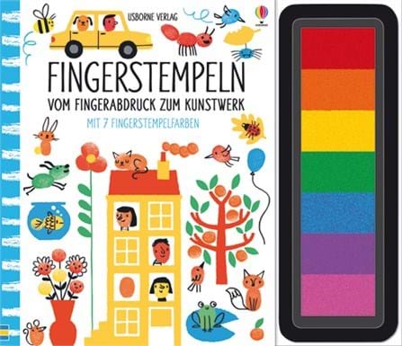 Usborne Fingerstempeln Buch - vom Fingerabdruck bis zum Kunstwerk