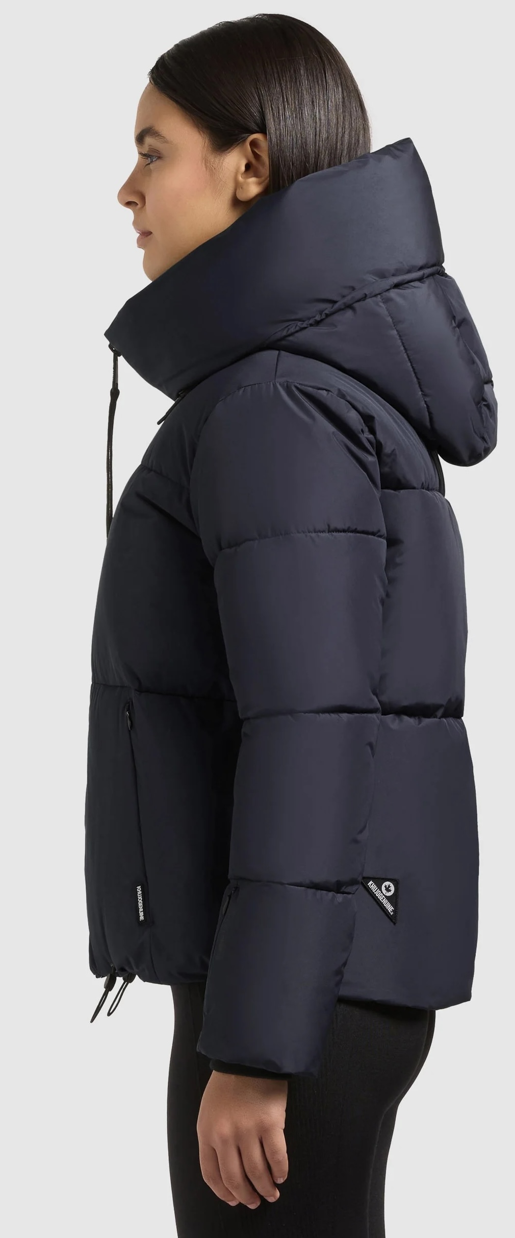 Khujo Damen Steppjacke Audrey Blue Nights mit Handschuhen