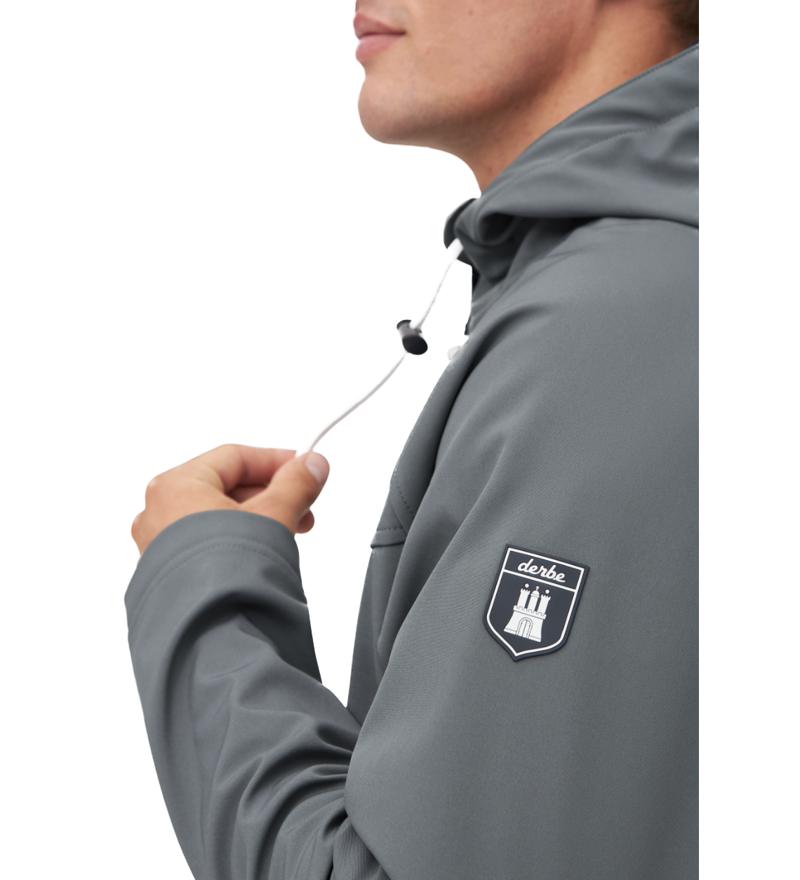 Derbe Isleby Herren Softshelljacke in Lava Smoke Grau Derbe Isleby Herren Softshelljacke in Lava Smoke Grau