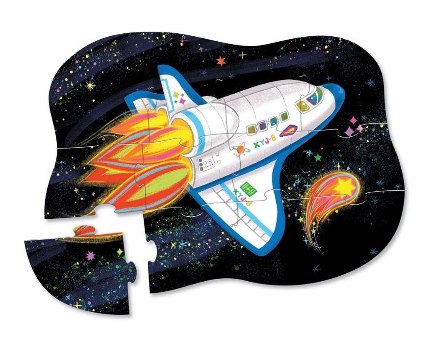 Crocodile Creek Mini Puzzle - Blast Off! - 12 Teile