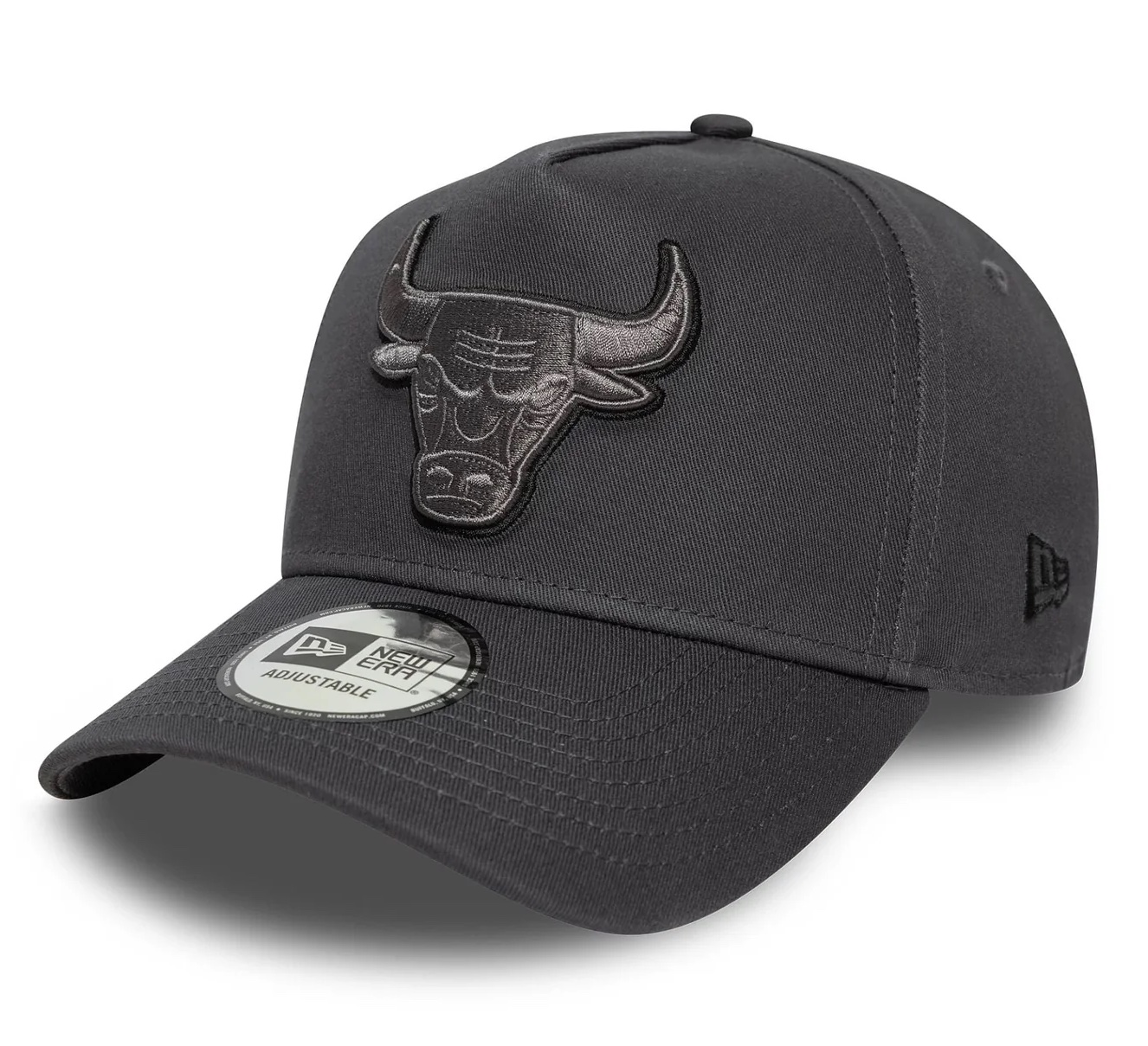 New Era Dunkelgraue Chicago Bulls Team Outline 9FORTY E-Frame Cap