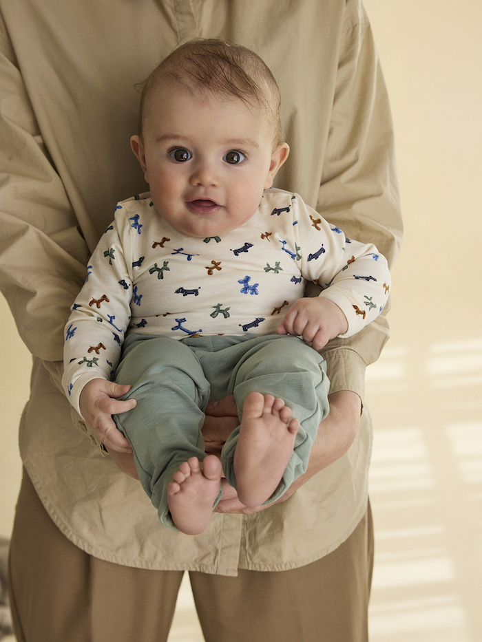 Minymo Baby Sweatpant Jogging Hose in Lily Pad Grün