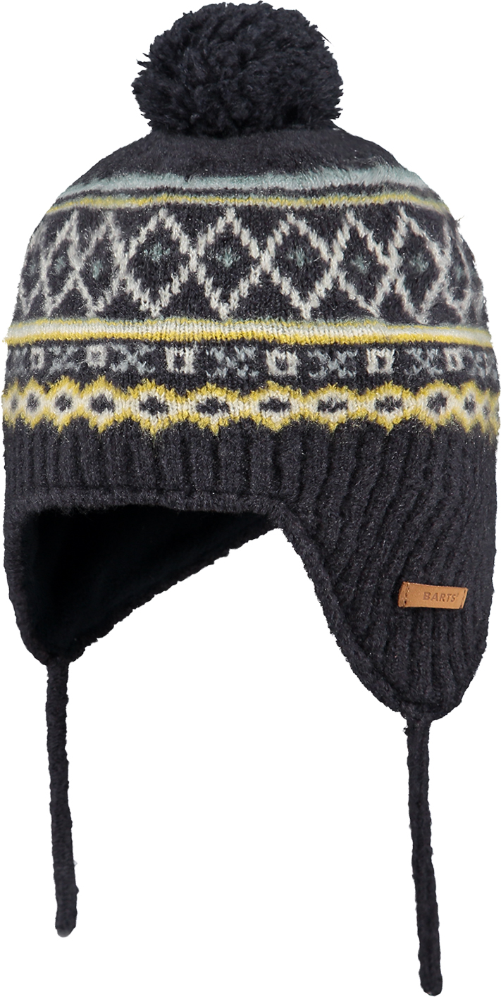 Barts Kids Dibbi Beanie Bommel-Mütze in Marineblau