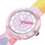 Flik Flak Kinderuhr in Rosa mit Blumen - PASTEL PARADISE Flik Flak Kinderuhr in Rosa mit Blumen - PASTEL PARADISE