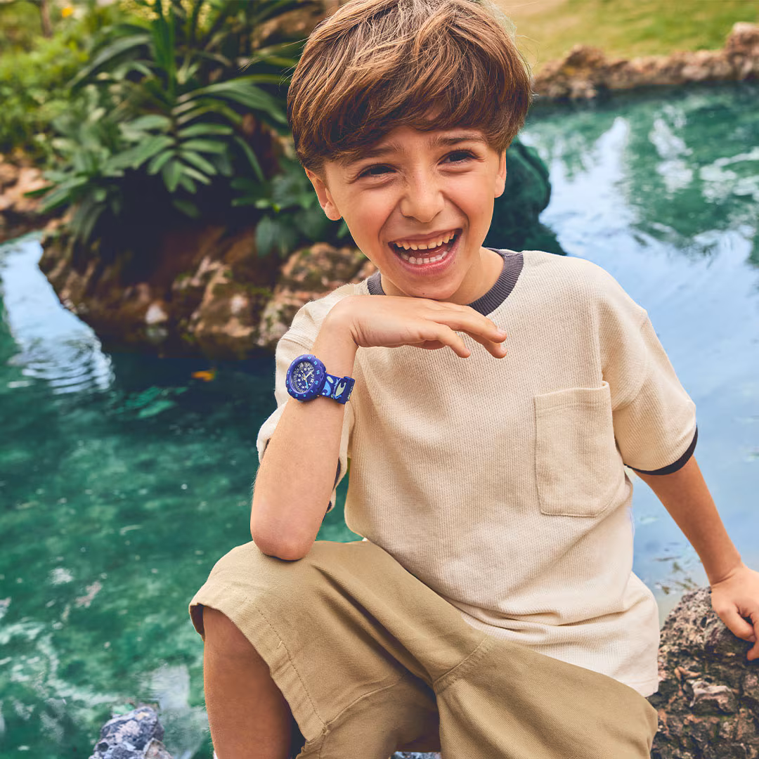 Flik Flak Kinderuhr in Blau - SURFING ESSENTIALS Flik Flak Kinderuhr in Blau - SURFING ESSENTIALS