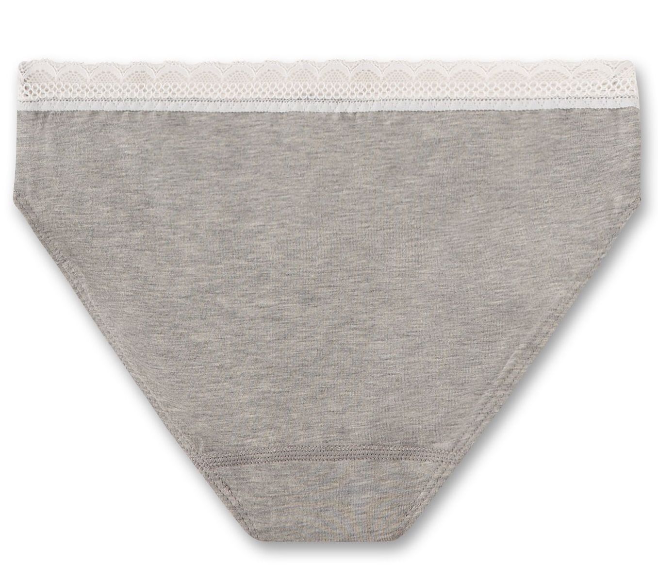 Sanetta Mädchen-Rioslip Unterhosen Panty in Grau mit Spitze Sanetta Mädchen-Rioslip Unterhosen Panty in Grau mit Spitze