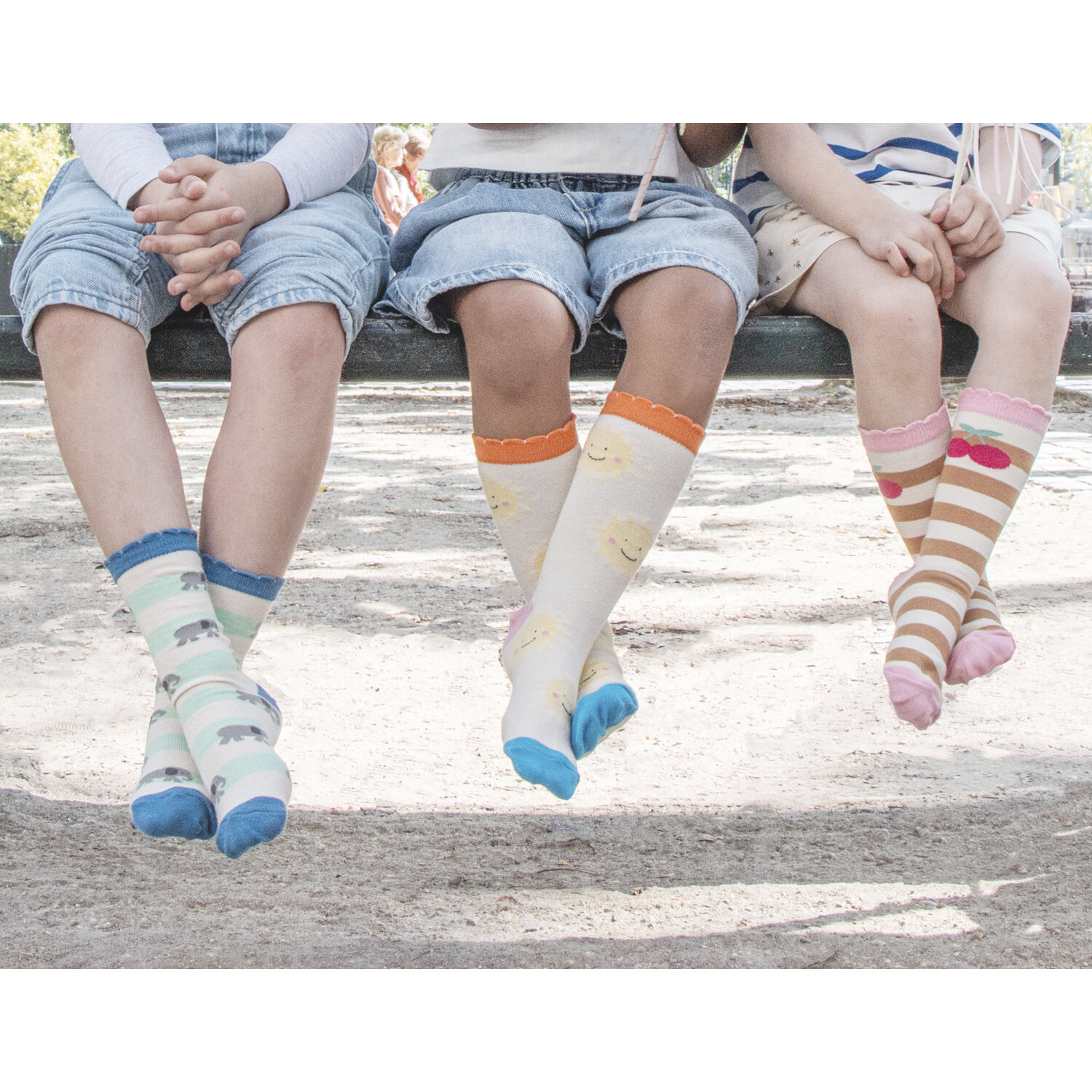 Rockahula 2er Pack Bio-Baumwolle Socken Vintage Rainbow and Sun - Regenbogen & Sonne Rockahula 2er Pack Bio-Baumwolle Socken Vintage Rainbow and Sun - Regenbogen & Sonne