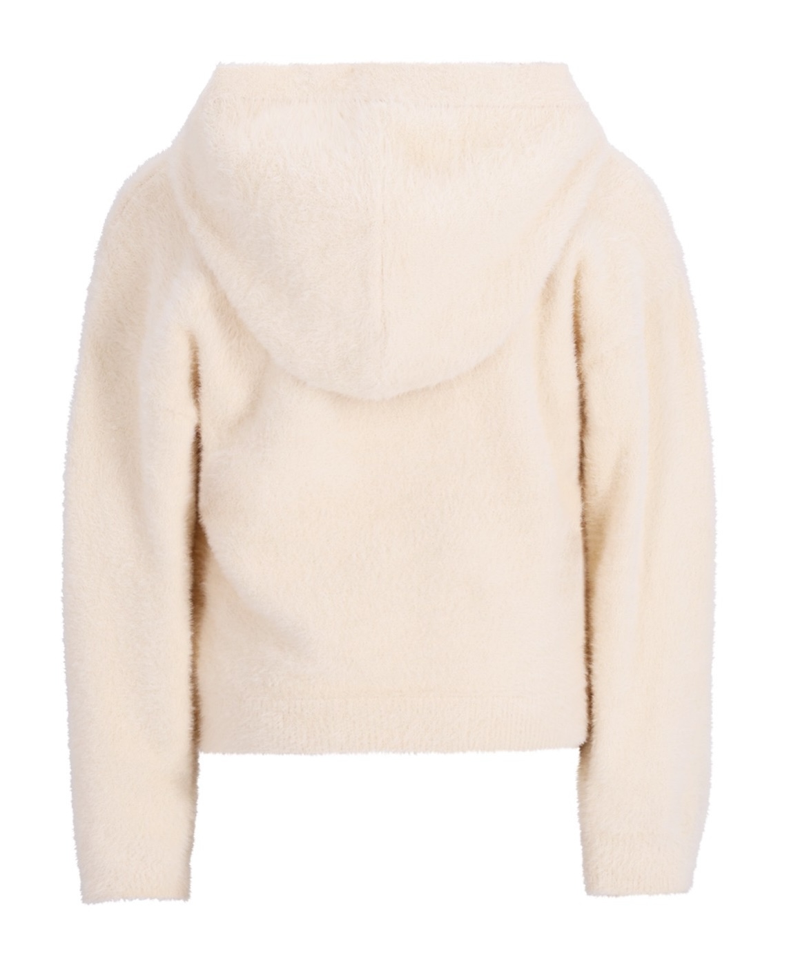 Like Flo Dewie Flo Mädchen Flauschiger Hoodie in Creme