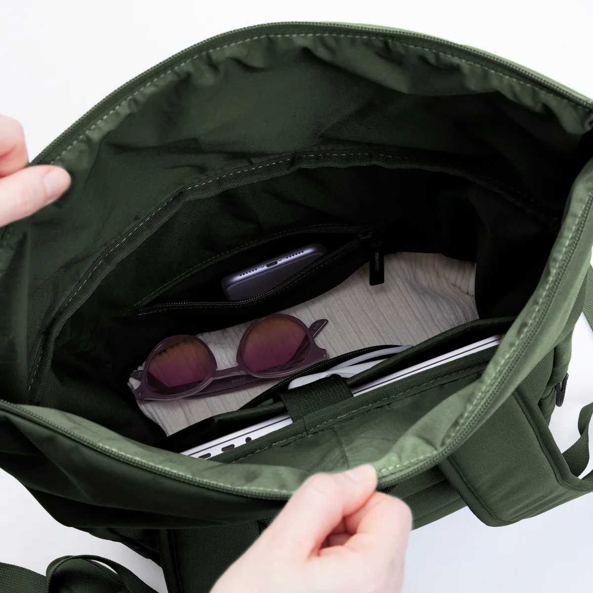 Got Bag Rucksack Rolltop Easy - Algae Olivgrün