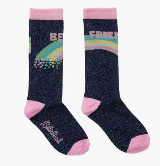 Billieblush-Socken-Best-Friends Billieblush Glitzer Socken mit Regenbogen - Best Friends