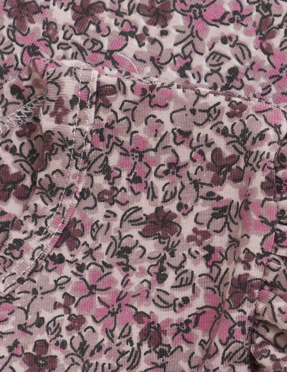 Creamie Mädchen Kleid All-over Print - Blumen Lila Creamie Mädchen Kleid All-over Print - Blumen Lila