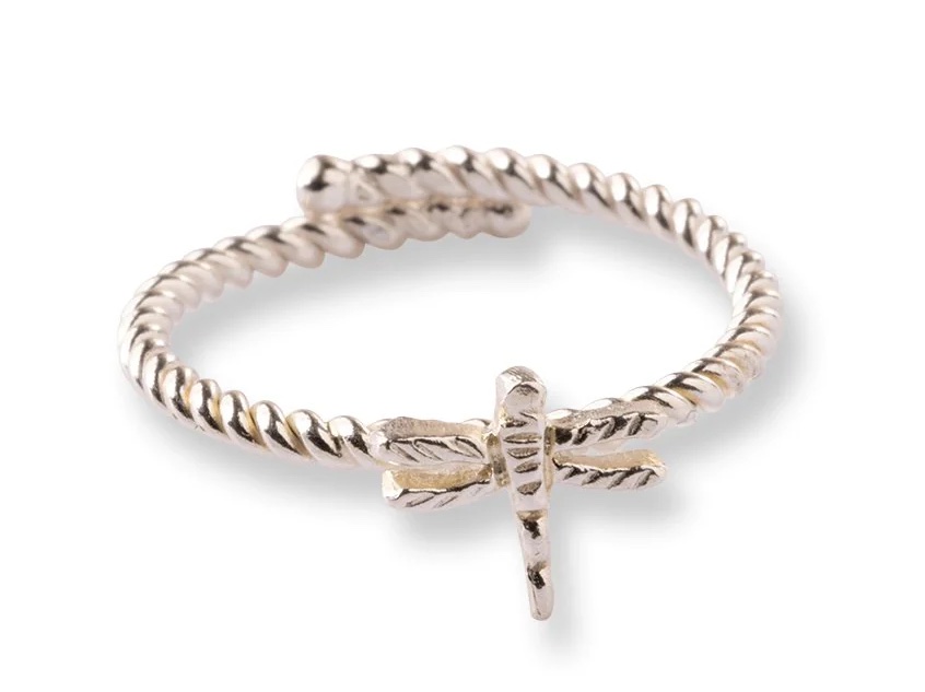 A Beautiful Story Honorable Libelle versilberter Ring - Verstellbar A Beautiful Story Honorable Libelle versilberter Ring - Verstellbar
