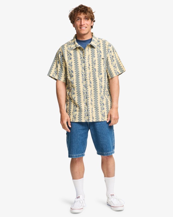 Billabong Solana Cord - Kurzärmliges Hemd für Männer - Hawaii Print Billabong Solana Cord - Kurzärmliges Hemd für Männer - Hawaii Print