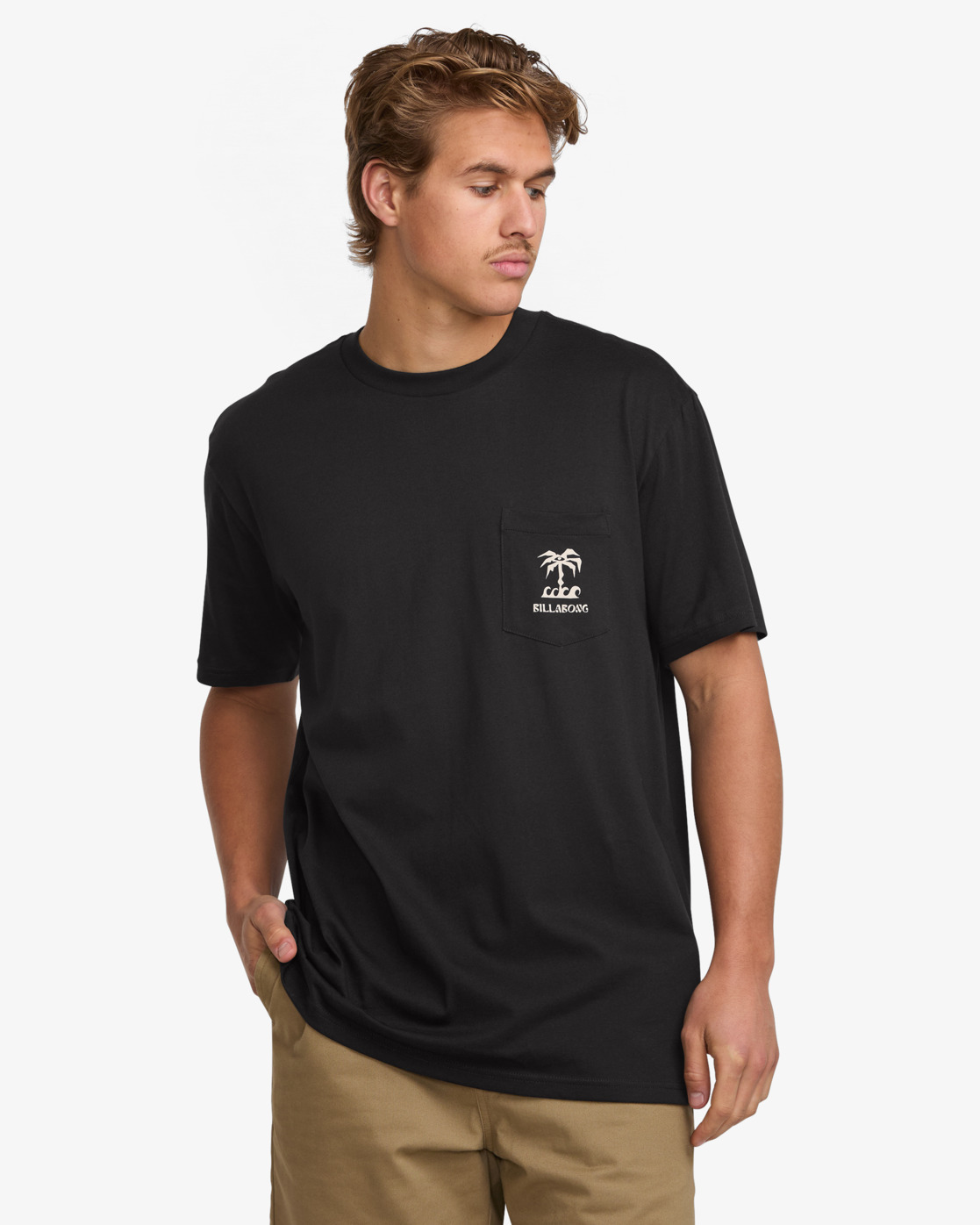 Billabong Troppo Premium - T-Shirt für Männer in Washed Black/Schwarz Billabong Troppo Premium - T-Shirt für Männer in Washed Black/Schwarz