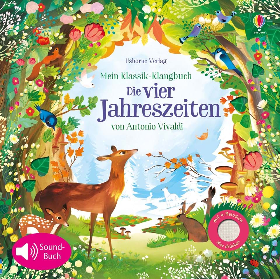 Usborne Mein Klassik-Klangbuch - Die Vier Jahreszeiten von Antonio Vivaldi Rubrik: Klangbücher