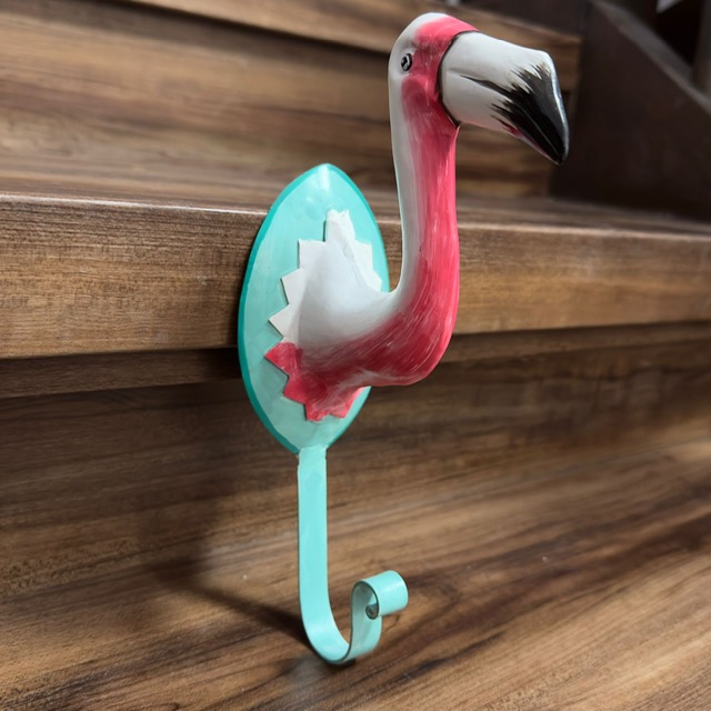 Pape Kunstgewerbe Wandhaken - Flamingo