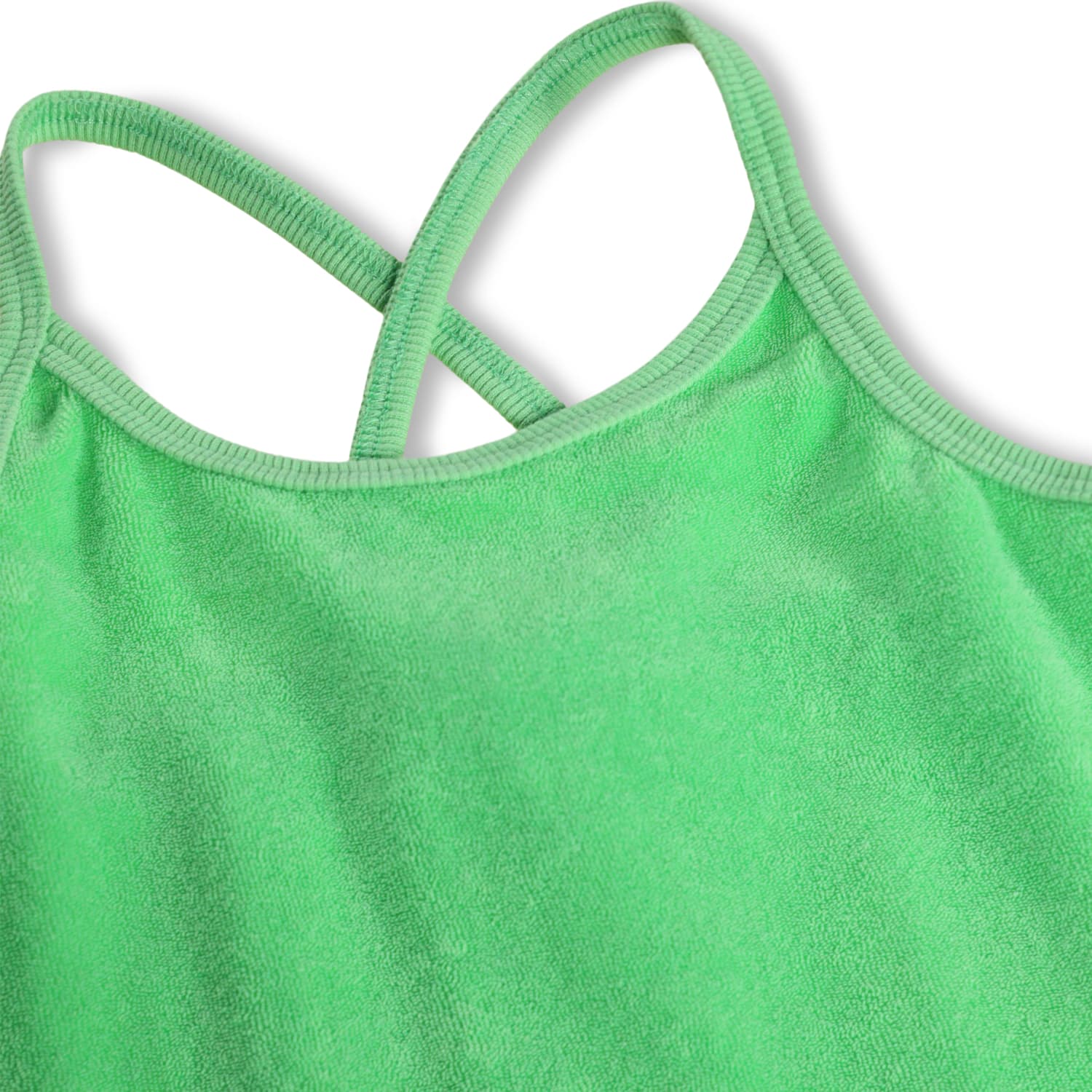 Molo Ria Frottee Top in Green Garden Neon Grün Terry Molo Ria Frottee Top in Green Garden Neon Grün Terry
