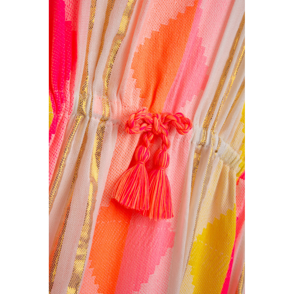Danamade Girls Viskose Kaftkan Tunika Kleid DLOLA in Neon Pink, Gelb & Orange Danamade Girls Viskose Kaftkan Tunika Kleid DLOLA in Neon Pink, Gelb & Orange