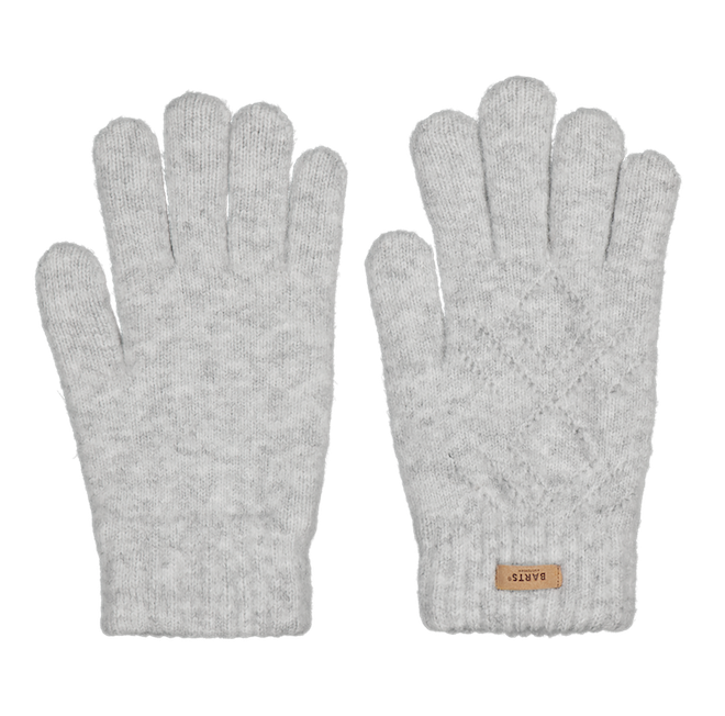 0566_02_IMAGE_PRIMARY Barts Bridgey Handschuhe in Heather Grey - One Size