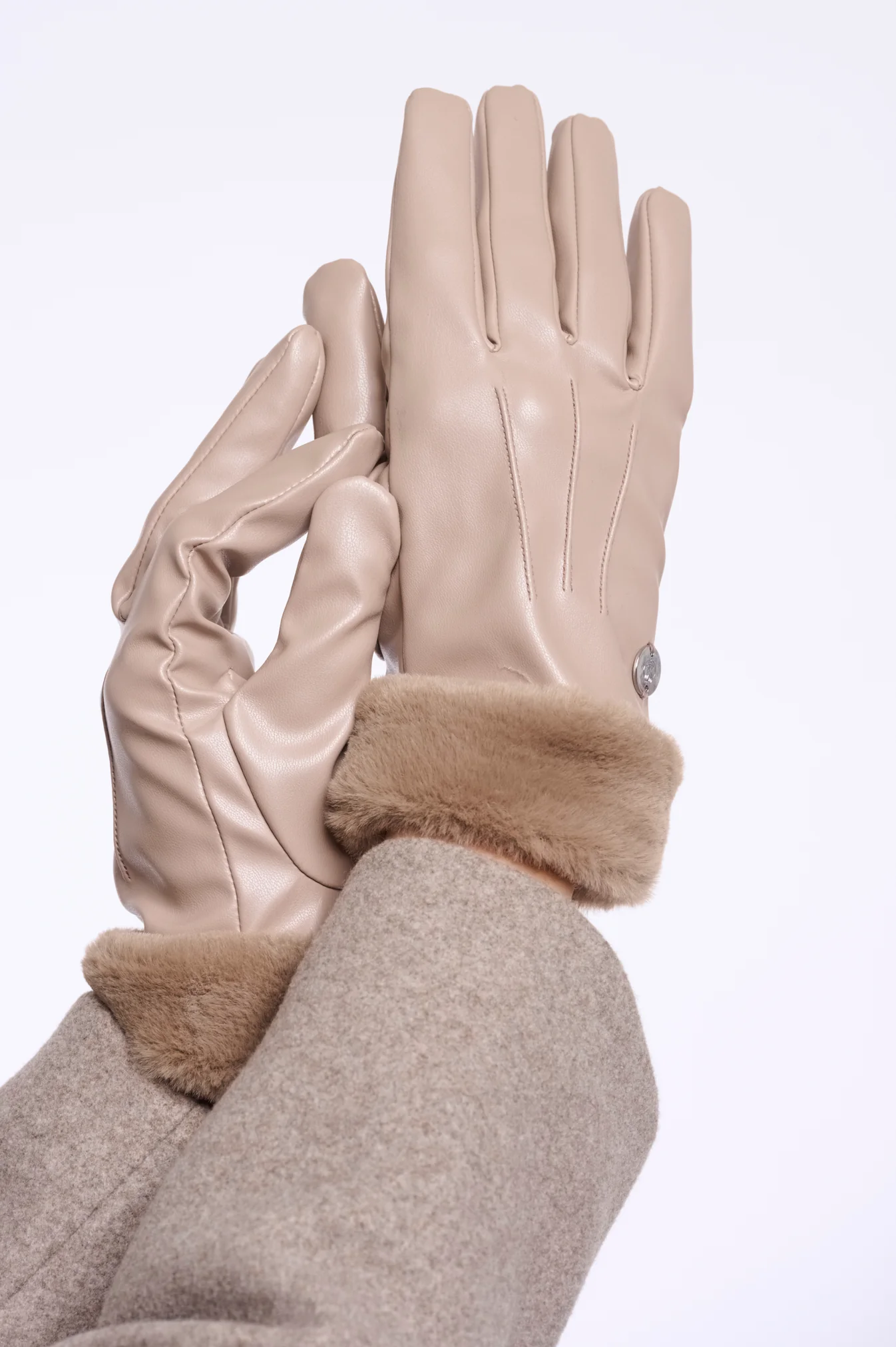 Rino & Pelle Arca Handschuhe in Pearl Taupe