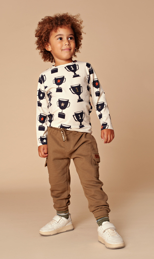 Babyface Stains & Stories Cargo Sweathose Jogging Pant in Army Grün