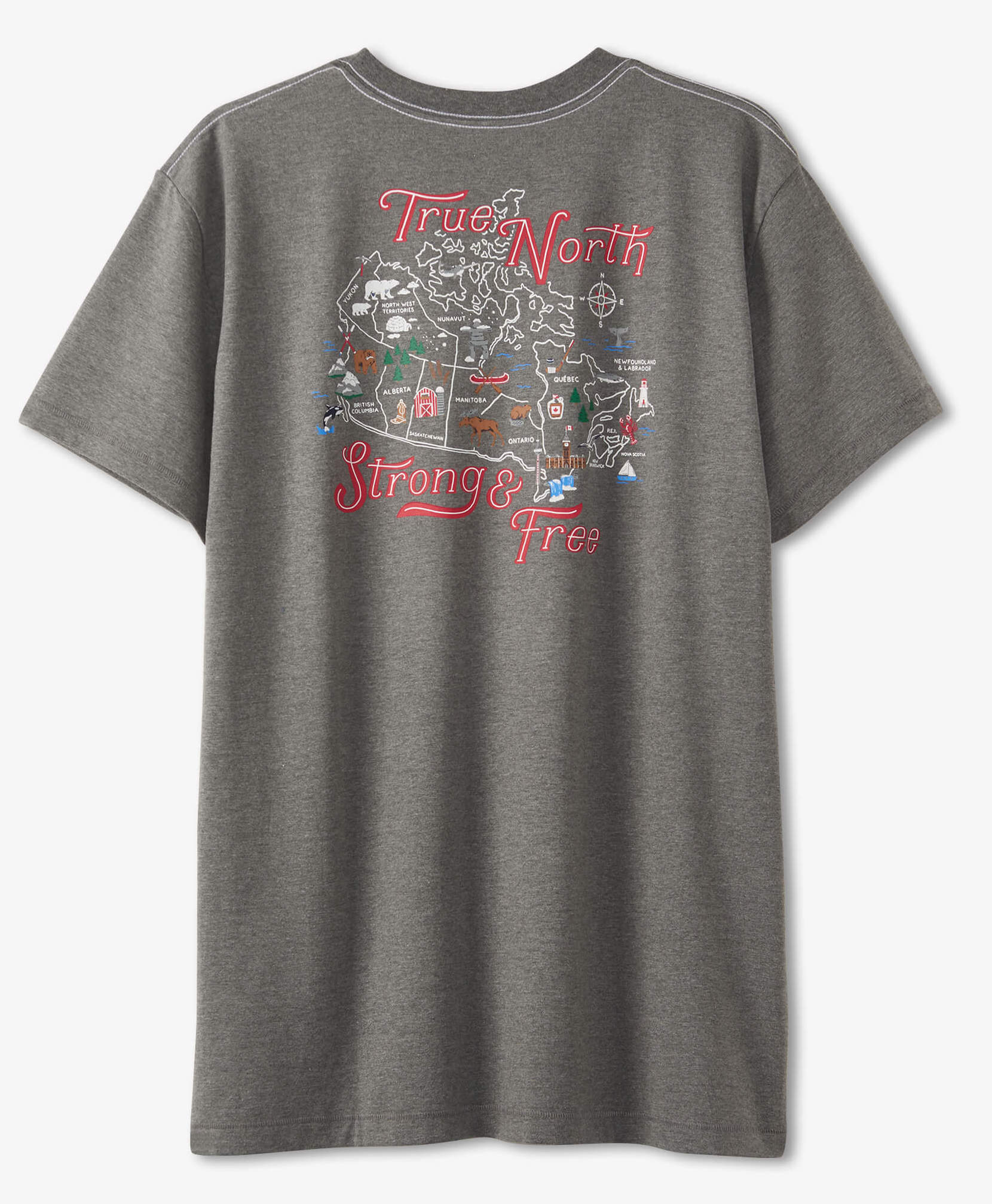 TS9FLAG001_A Little Blue House Herren Kurzarm T-Shirt - True North