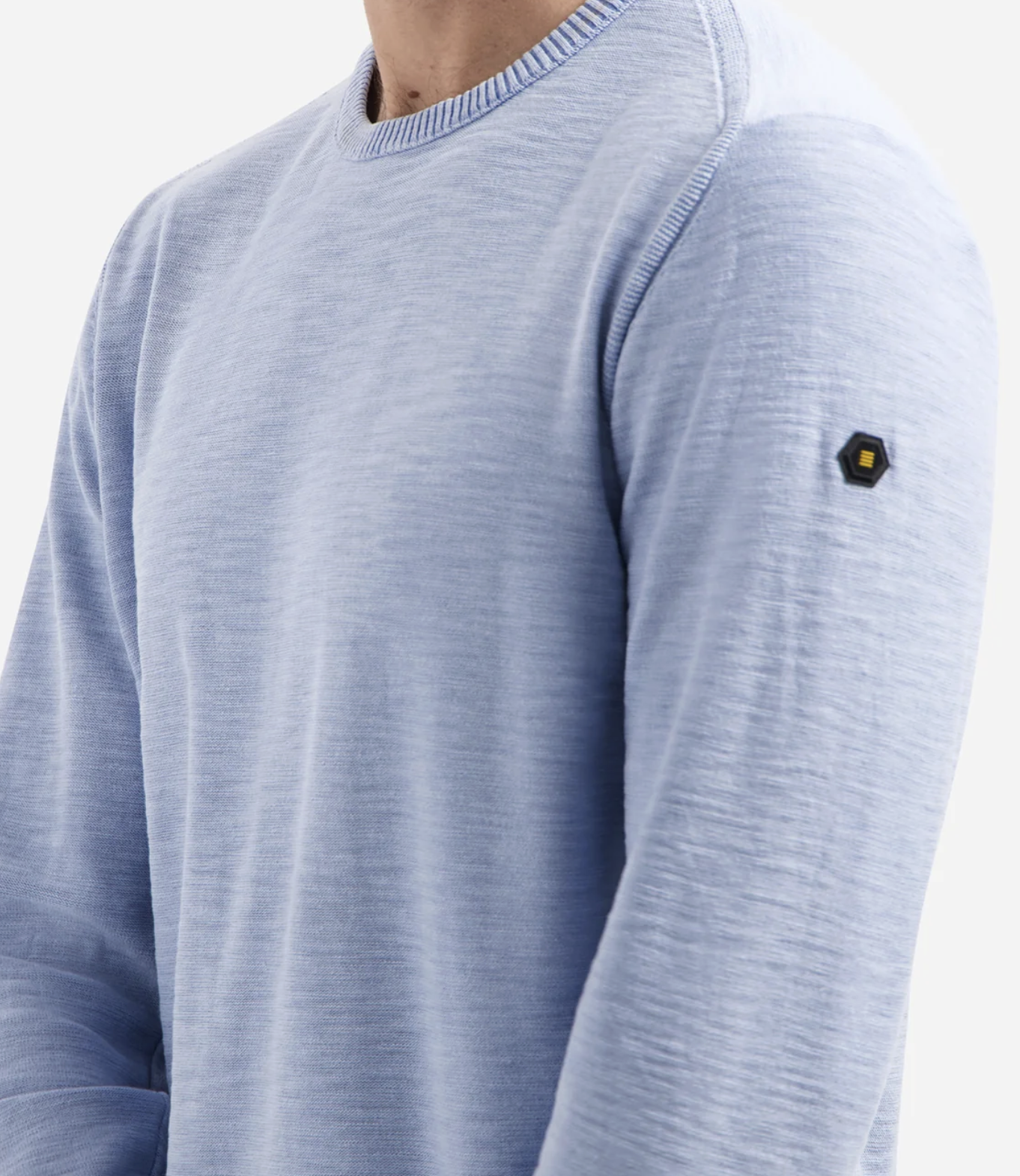No Excess Herren Feinstrickpullover in Blau