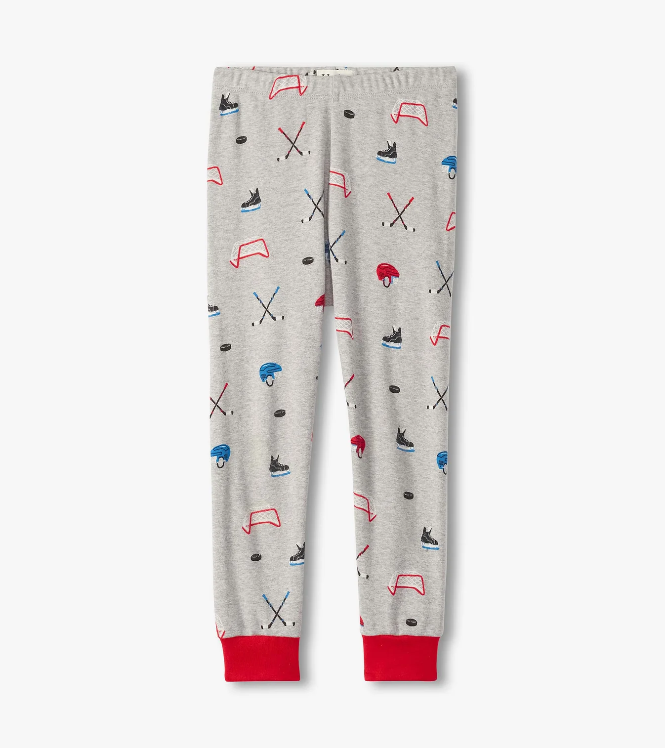 Hatley Langarm Baumwolle Pyjama in Grau - Eishockey Hatley Langarm Baumwolle Pyjama in Grau - Eishockey