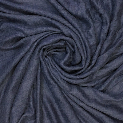 pure-cozy-schal-cotton-modal-denim Pure & Cozy Schal Baumwolle Modal in Denim Blau
