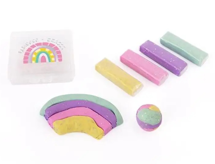 Trendhaus Good Feelings - Knetradierer Set Regenbogen