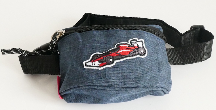 KisMe Bauchtasche Bumbag Gürteltasche in Blau Rennwagen