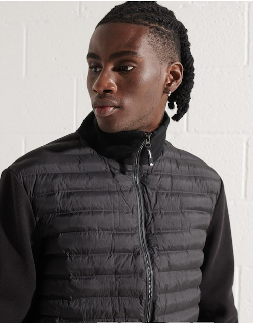 Superdry Übergangsjacke in Schwarz - SALE - Mountain Hybrid Bomber