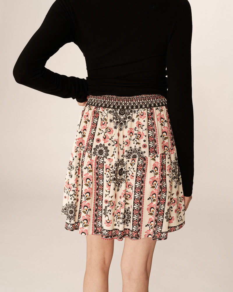 Grace & Mila Precieuse Rock mit Floralem Boho Print - SALE Grace & Mila Precieuse Rock mit Floralem Boho Print - SALE