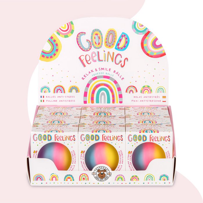 Good Feelings Relax & Smile Ball - Pastell Regenbogen