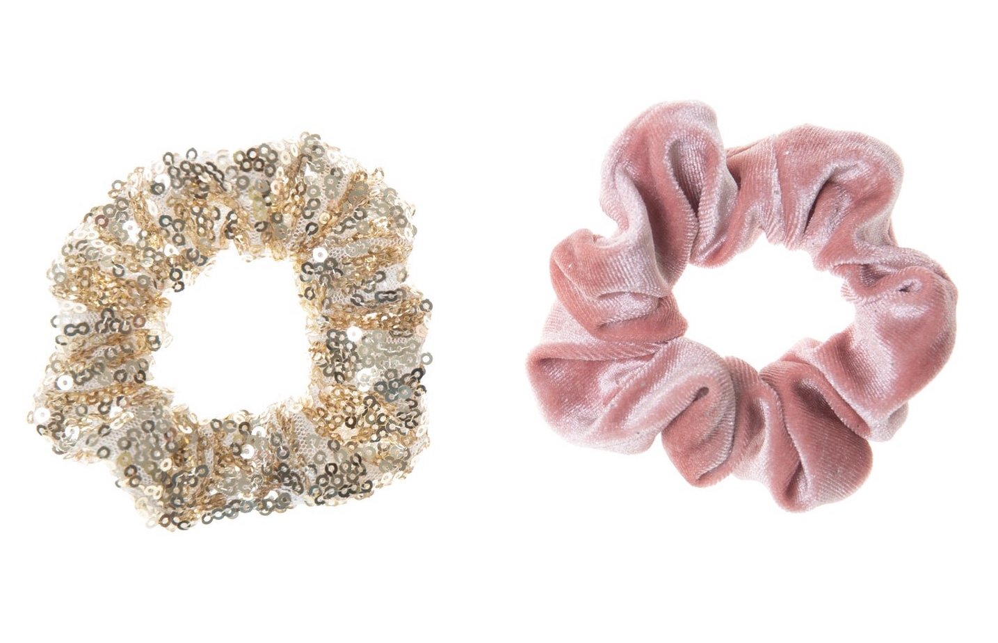 Rockahula Scrunchie Set - Sequin and Velvet Scrunchies - Glitzer & Samt