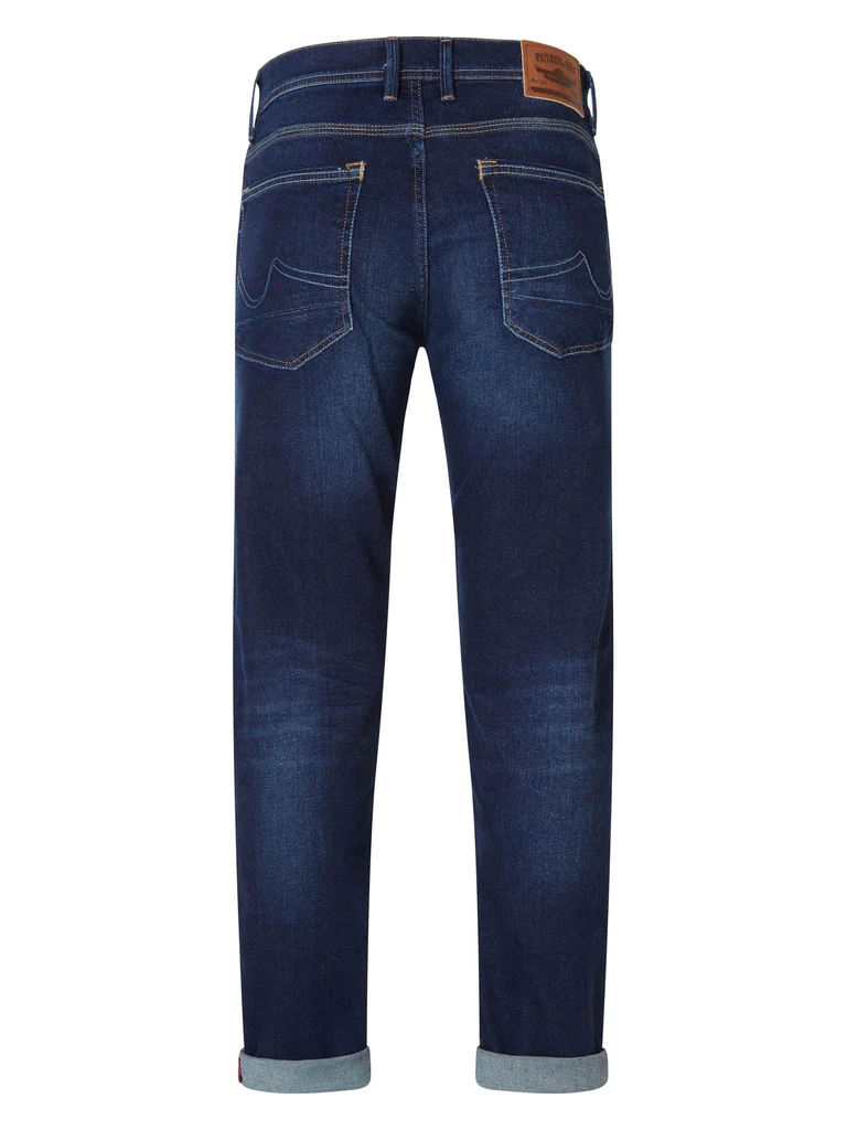 Petrol Industries Riley Regular Jeans in Medium Blue Denim Petrol Industries Riley Regular Jeans in Medium Blue Denim
