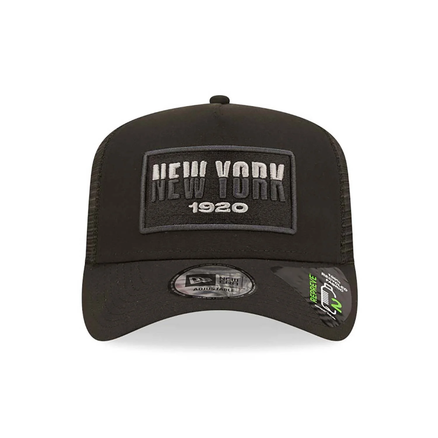 New Era 9FORTY A-FRAME Trucker Cap Repreve USA State - Schwarz