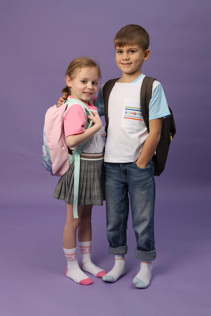 My Day My Dream Schulkind Socken in Pink & Orange My Day My Dream Schulkind Socken in Pink & Orange